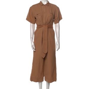 Apiece Apart Balaere Desert Brown Jumpsuit Size 10